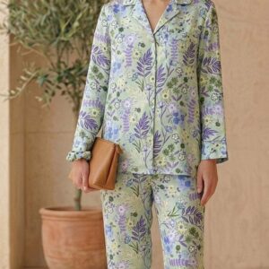 Mint Floral Co-Ord Set