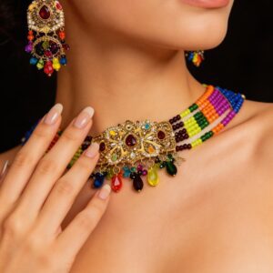 Multi-Color Traditional Choker Set
