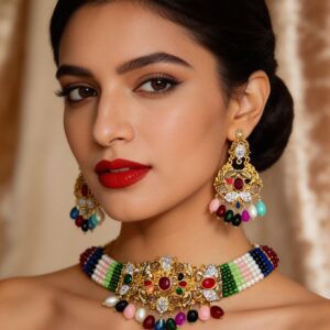 Multicolor Bridal Jewelry Set