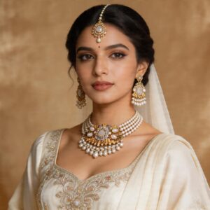 Elegant Pearl Bridal Jewelry Set