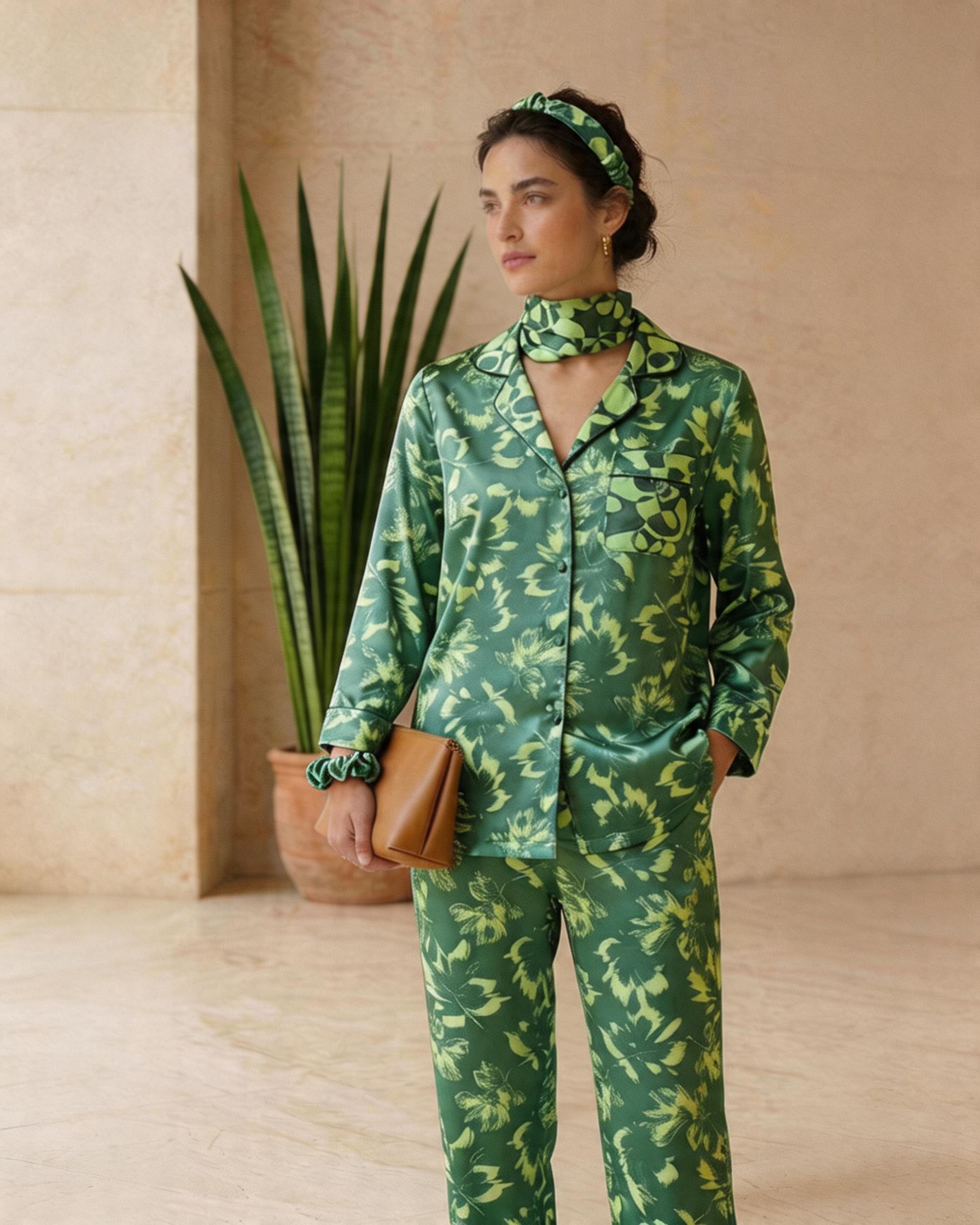 Emerald Floral Co-Ord Set