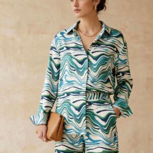 Mint Wave Co-Ord Set