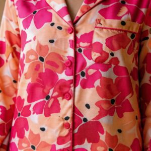 Comfort Peach Floral Co-Ord Set