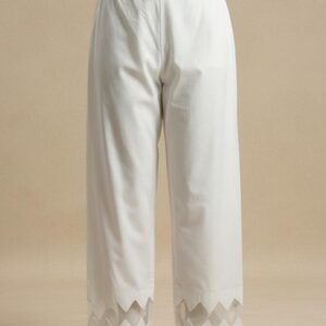 Classic White Elegant Trousers
